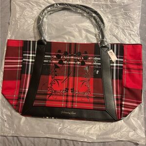 Victoria's Secret Plaid Tote NWT